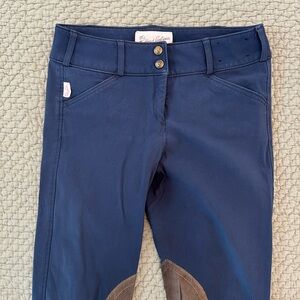 Blue tailored sportsman breeches